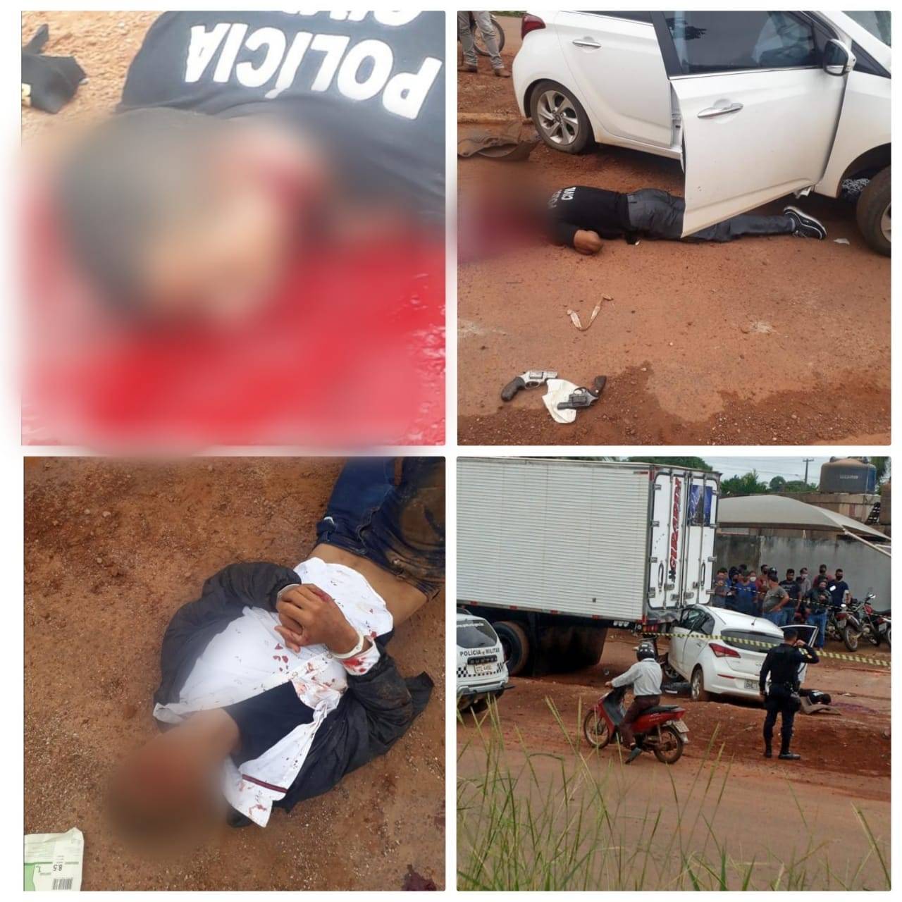 IMAGENS IMPACTANTES: vídeo mostra tiroteio entre ladrões e militares; um bandido morreu e Bombeiro ficou ferido