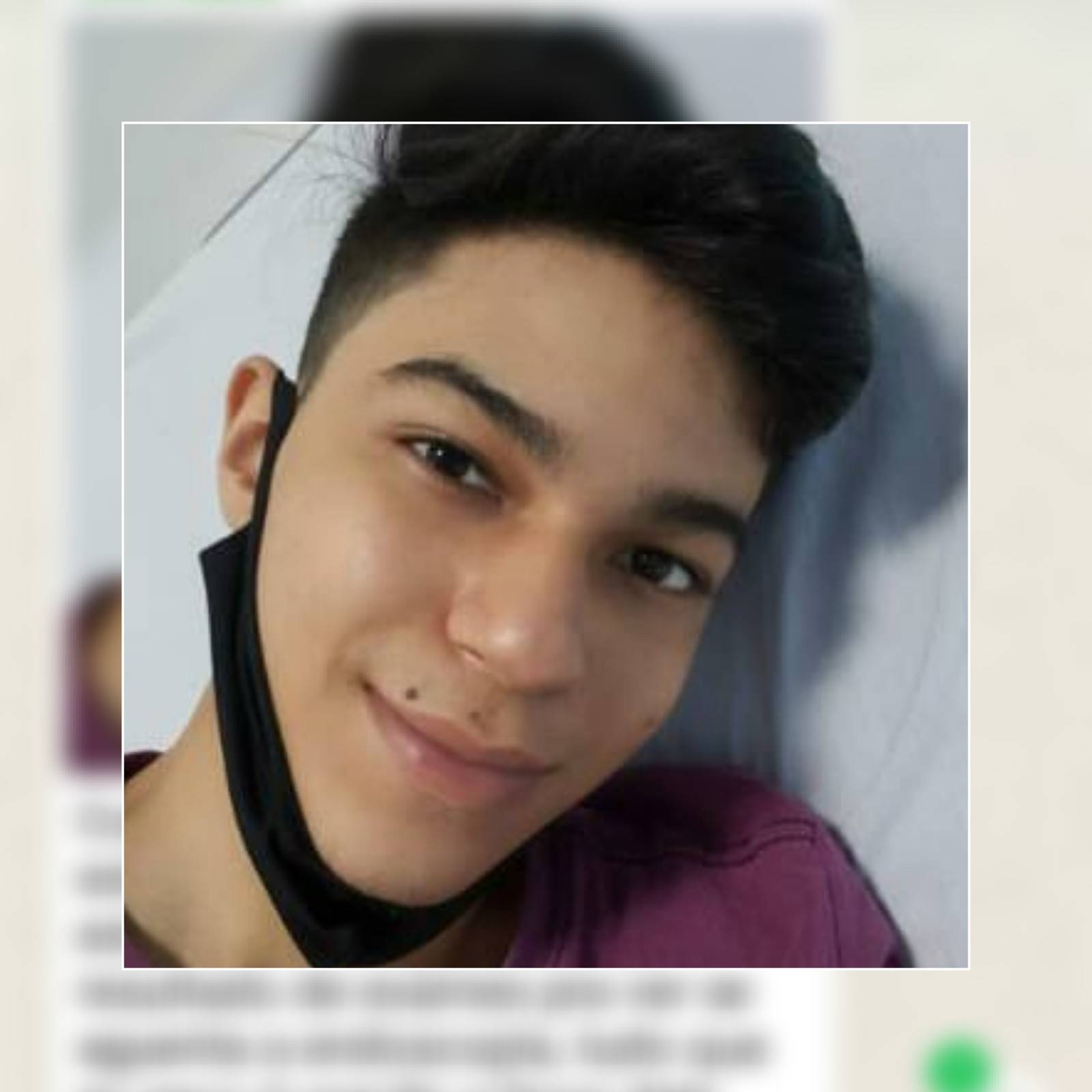 Familiares de rapaz de Colorado do Oeste internado em estado grave na UTI de Vilhena pedem orações