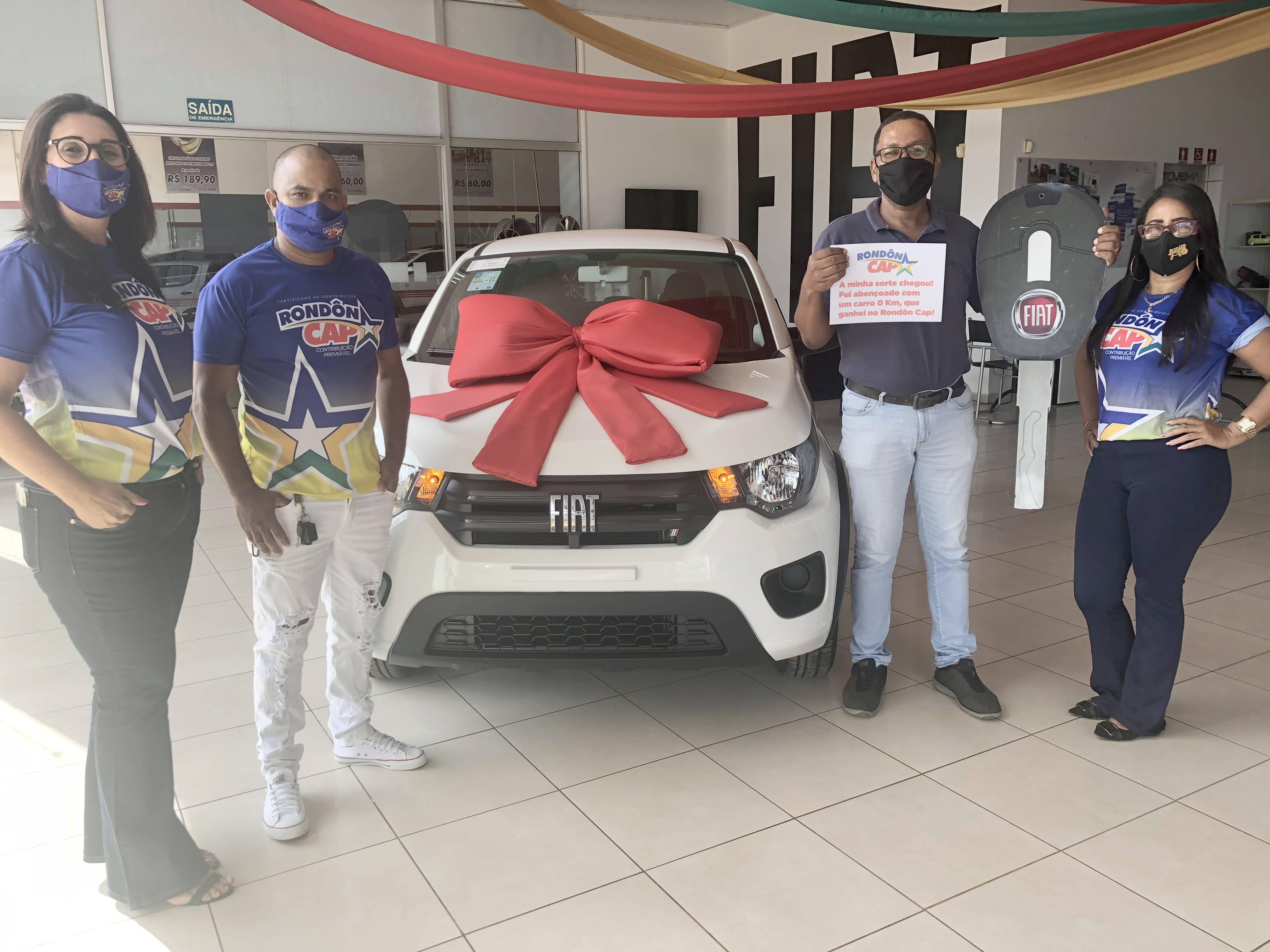 Comerciário vilhenense ganha carro zero no Rondocap; no primeiro sorteio de fevereiro, foram 7 ganhadores no Cone Sul