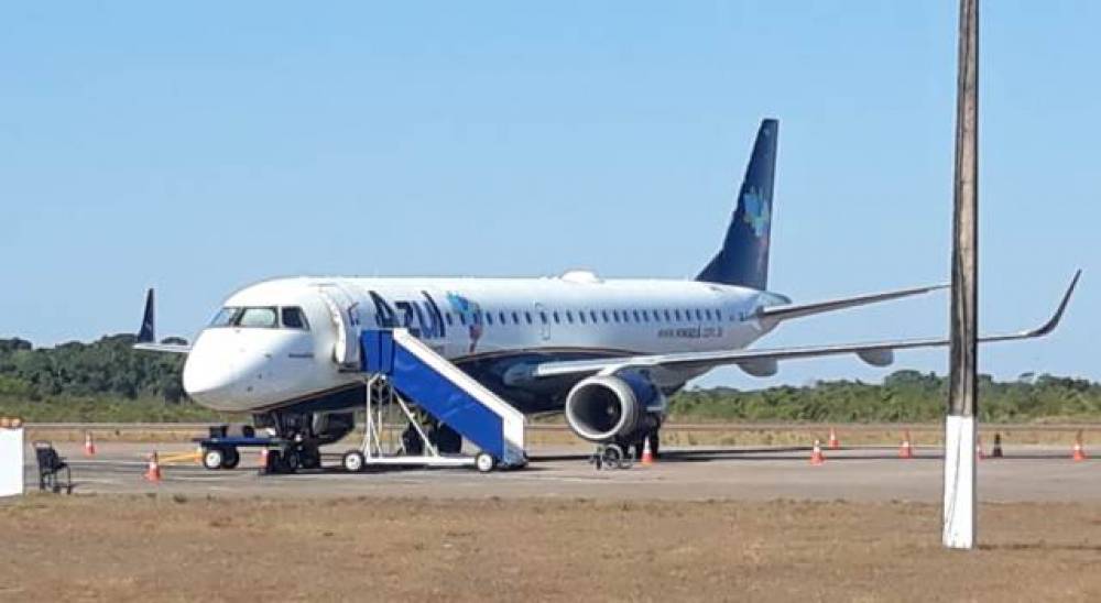Com passagens promocionais, Azul deve retomar voos de jato entre Vilhena e Cuiabá a partir do mês de abril