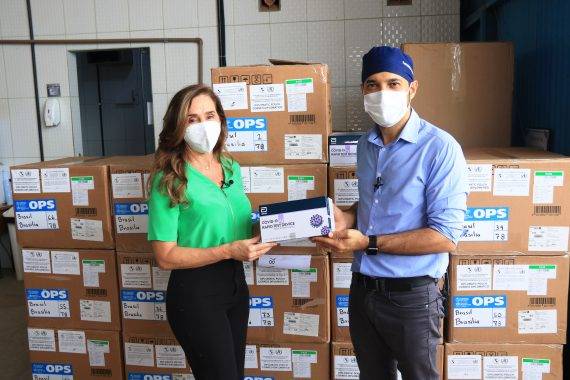 Rondônia recebe 62 mil unidades de testes rápidos para Covid-19 de organização internacional especializada em Saúde