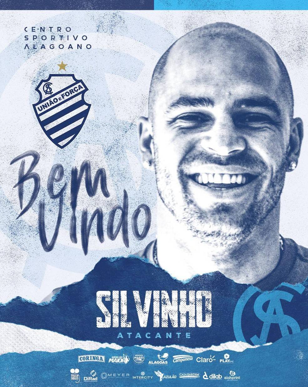 Atacante Silvinho deixa o futebol japonês e é anunciado oficialmente pelo CSA