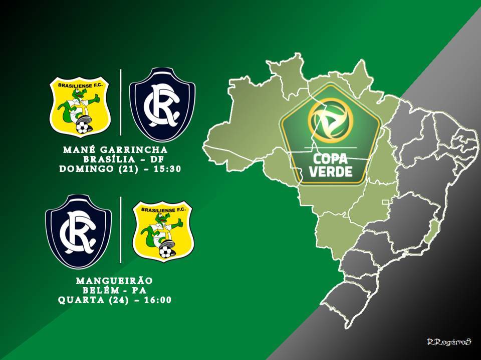 Brasiliense e Remo iniciam a decisão da Copa Verde 2020 no próximo domingo