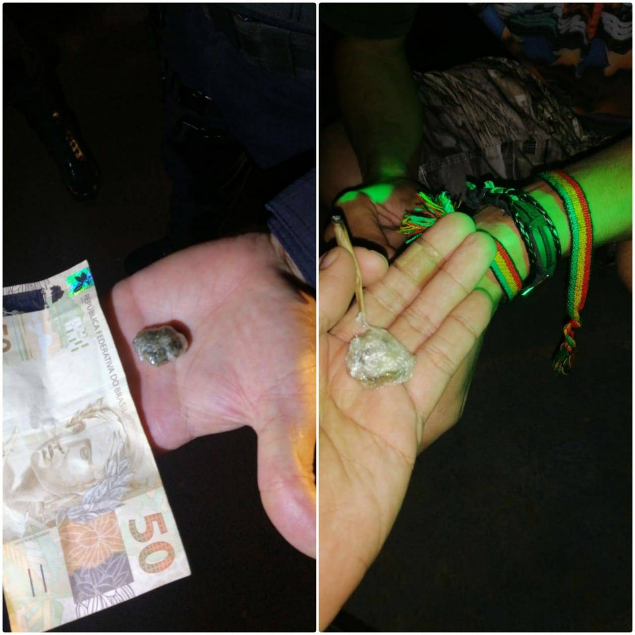 Polícia militar flagra três adolescente e um jovem consumindo drogas em bairros diferentes da cidade