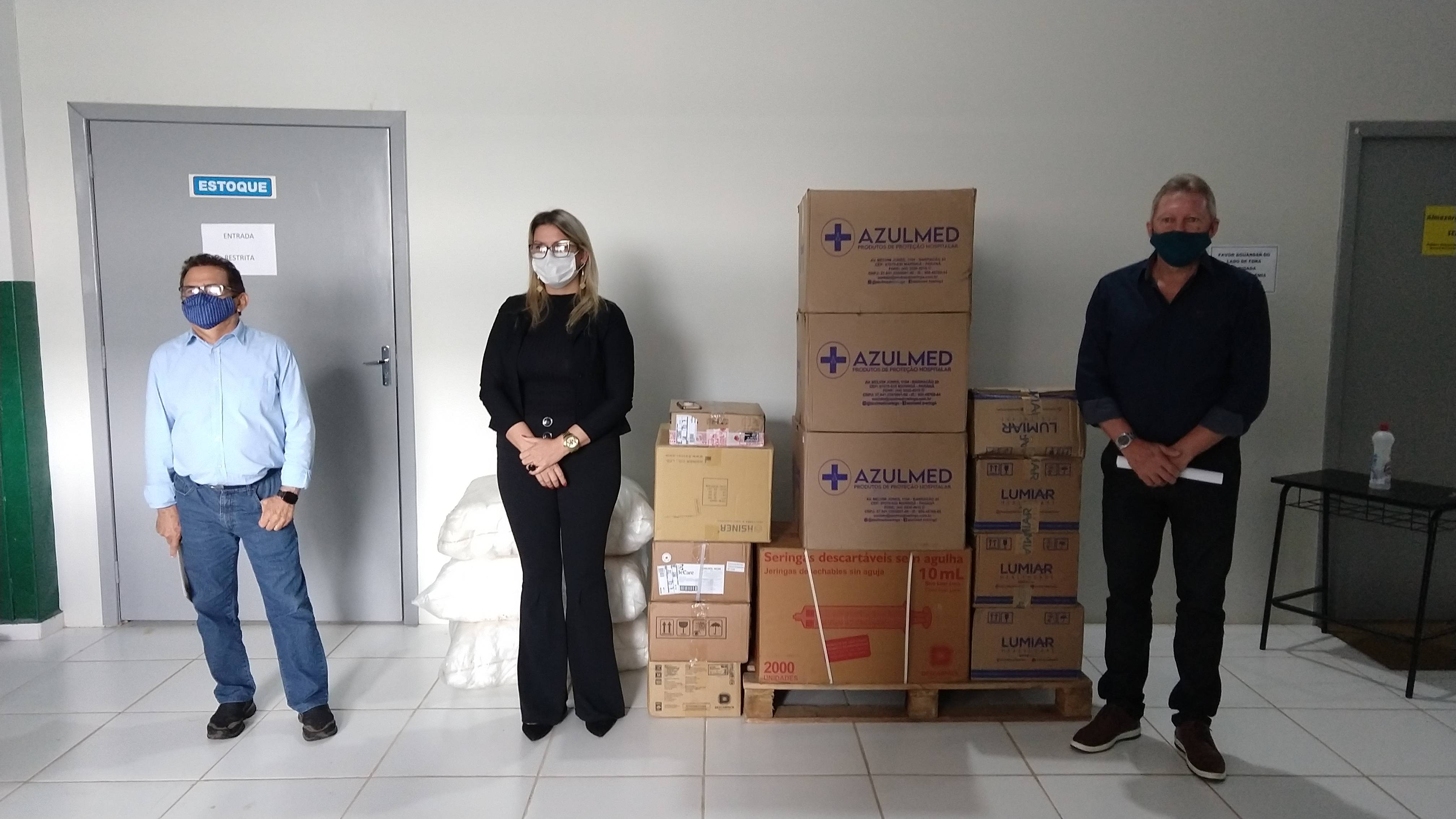 Através da ACIV, FECOMÉRCIO envia insumos ao Hospital Regional de Vilhena para proteção de profissionais de saúde