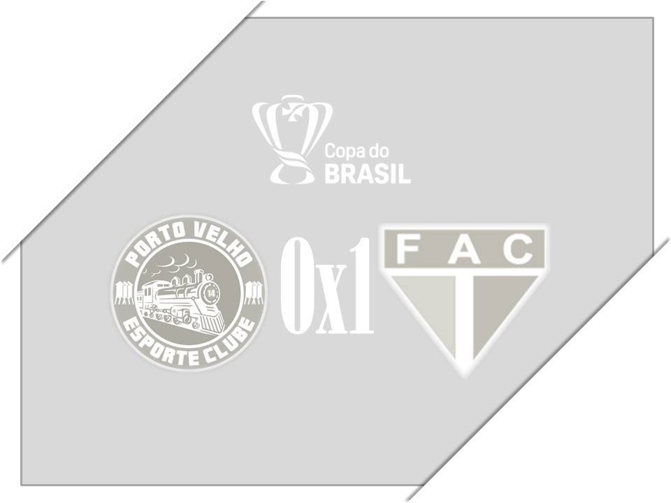 Estreando em competições nacionais, Porto Velho-RO perde para o Ferroviário-CE e está fora da Copa do Brasil