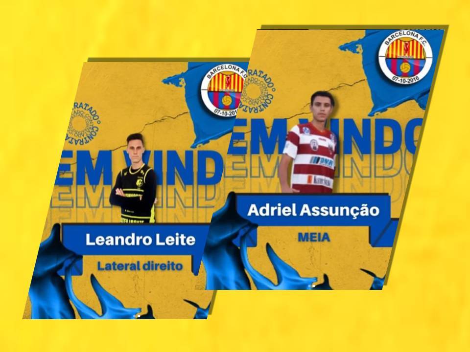 Barcelona anuncia mais dois nomes para o Campeonato Rondoniense 2021
