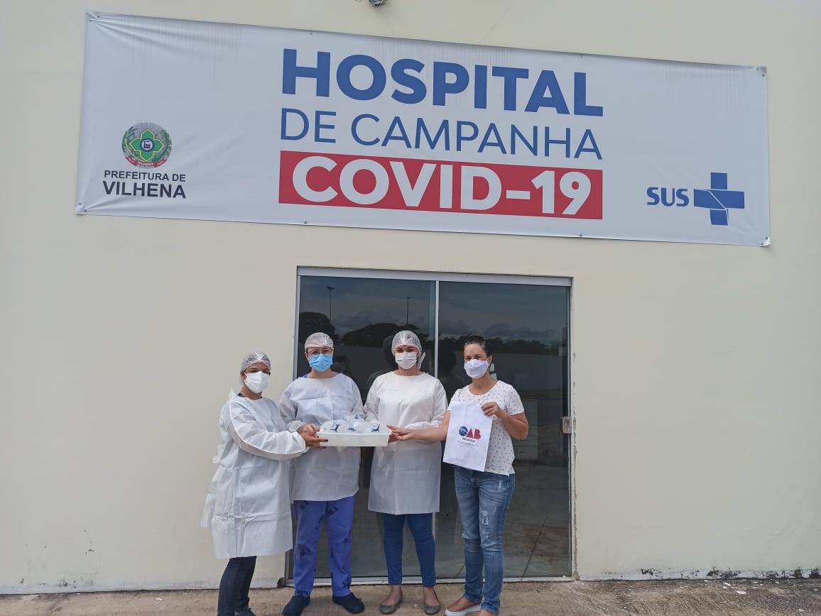 Em Vilhena, OAB doa máscaras não invasivas que ajudam a evitar intubação de pacientes com a Covid-19