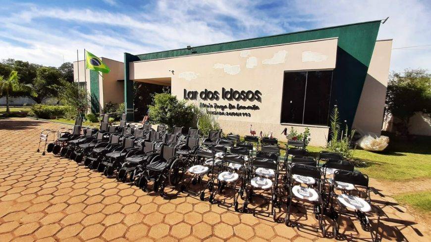 Governo de Rondônia entrega equipamentos de locomoção para atender Lar dos Idosos em Vilhena