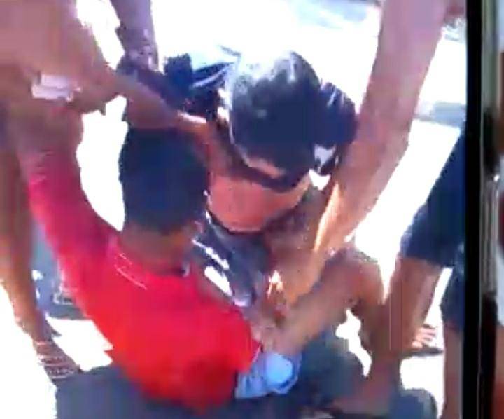 ASSISTA VÍDEO: policial civil é atacado após abordagem de suspeitos em Vilhena; agressores tentaram tomar arma
