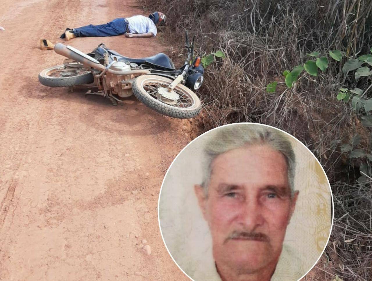 Homem de 76 anos é encontrado morto na zona rural de Cabixi; buraco na estrada pode ter provocado acidente fatal