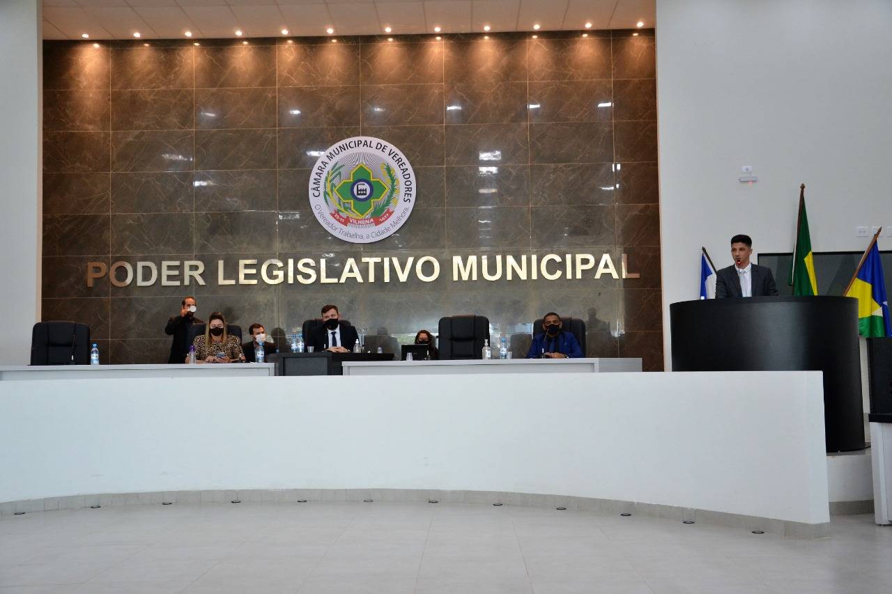 Com as ausências do presidente e da segunda secretária, Câmara Municipal de Vilhena realiza primeira sessão de junho