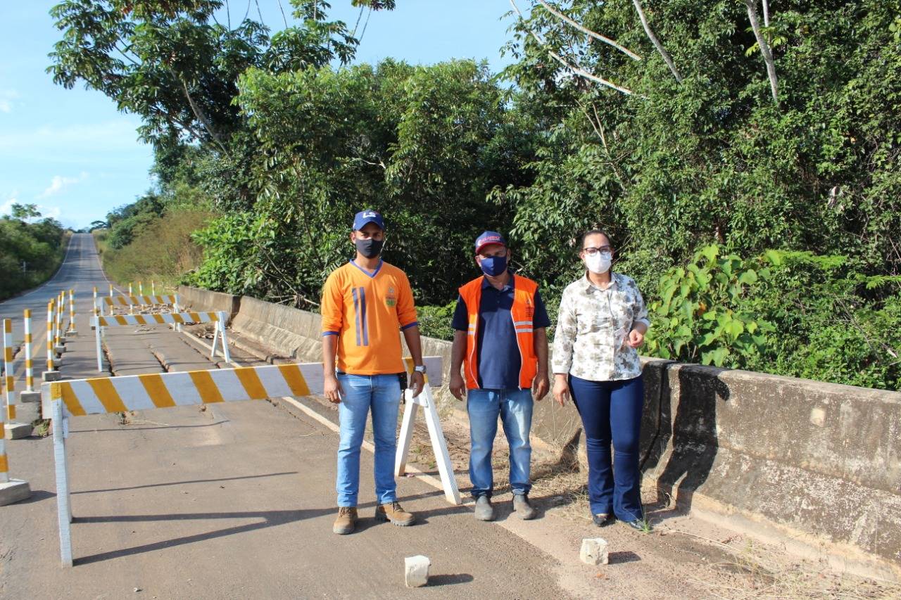 Atendendo solicitação de Rosangela Donadon, DER vai recuperar ponte sobre rio Canário na RO-391, em Chupinguaia