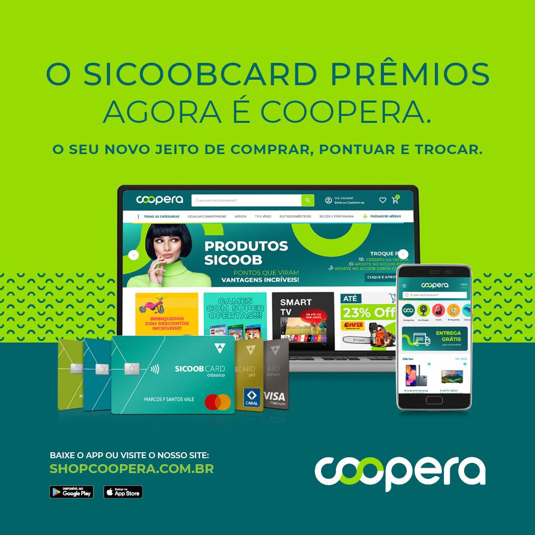 Ecossistema de fidelidade do Sicoob conta com mais de 2 milhões de participantes – Conheça o Coopera