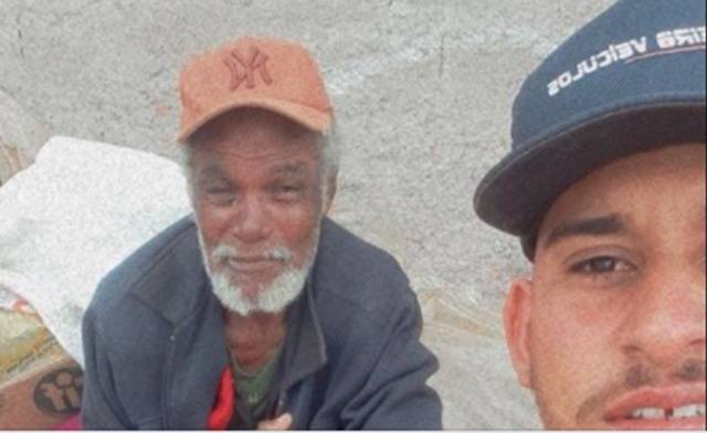 Postagem no Facebook mostrando idoso passando frio nas ruas de Vilhena comove, mas ajudá-lo não tem sido fácil