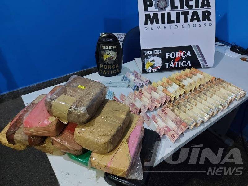 Dono de distribuidora de bebidas em Vilhena é preso em flagrante com 10 kg de drogas na cidade de Juína (MT)