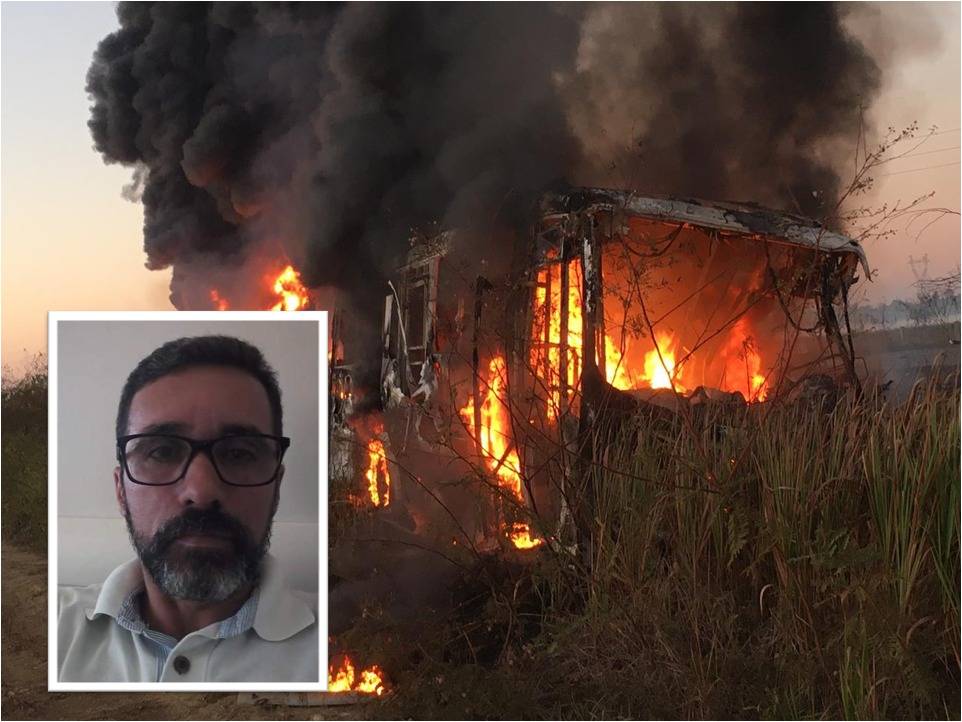 Identificado motorista que morreu em ônibus carbonizado da prefeitura de Buritis; imagens revelam horror após acidente