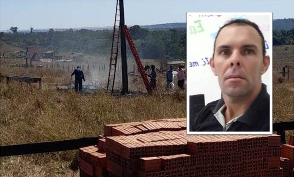 Servidor estadual da educação morre após ser eletrocutado enquanto fazia instalações de internet na área rural