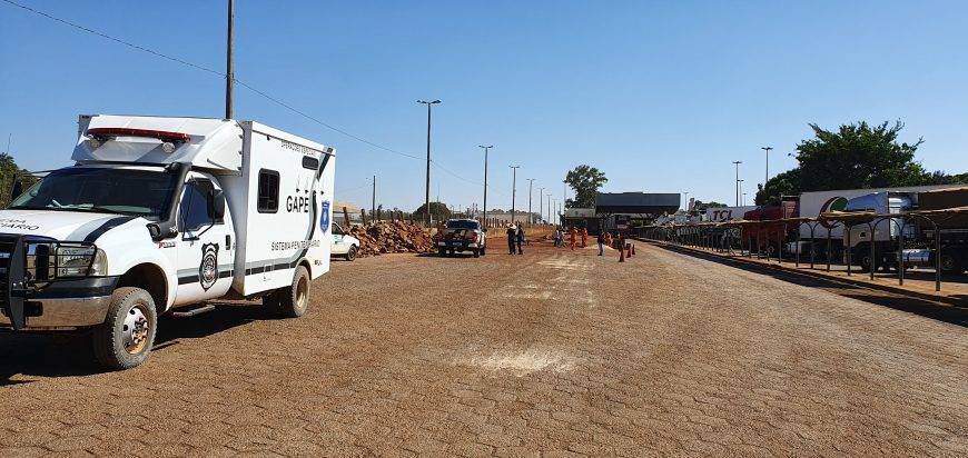 Parceria possibilita uso da mão de obra reeducanda na reforma do pátio do Posto Fiscal de Vilhena