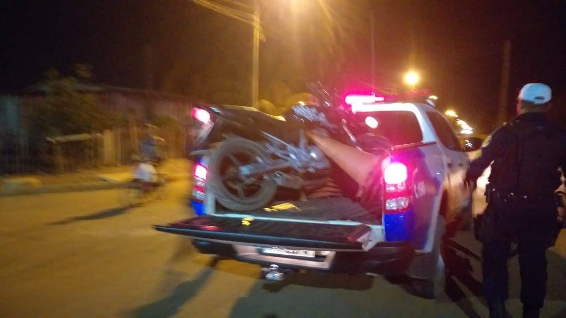 Prisão de motoqueiro “Cabo Enrolado” teve perseguição, queda e atropelamento de ciclistas