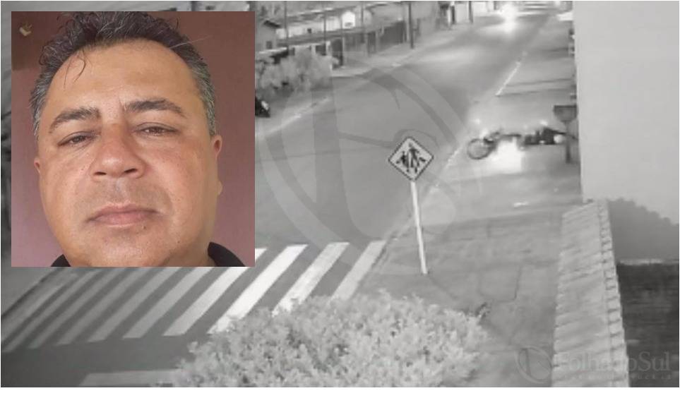 VÍDEO: servidor municipal teria sofrido infarto antes de cair de moto e morrer depois de atingir lixeira
