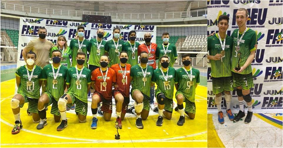 Formados na AVV, vilheneneses conquistam Torneio Universitário em Cuiabá e levam equipe para os Jogos Universitários