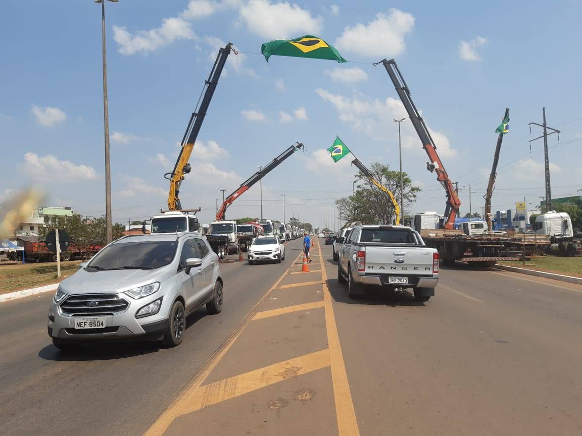 BR 364 continua liberada em Vilhena, mas surgem rumores de que rodovia será fechada por caminhoneiros