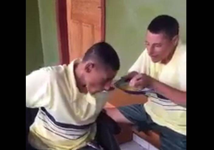ASSISTA VÍDEO: irmãos gêmeos que ficaram sem oxigênio no cérebro ao nascer comovem Vilhena com demonstração de carinho