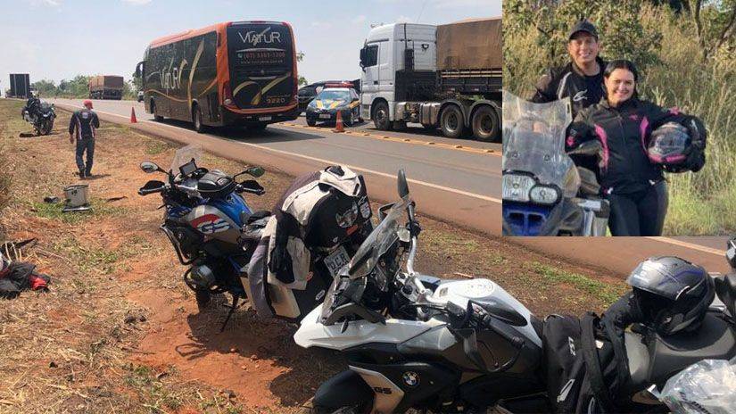 Primo de vilhenense, ex-prefeito de MT morre em acidente de moto junto com a esposa, deixando 3 filhos, incluindo bebê de 9 meses