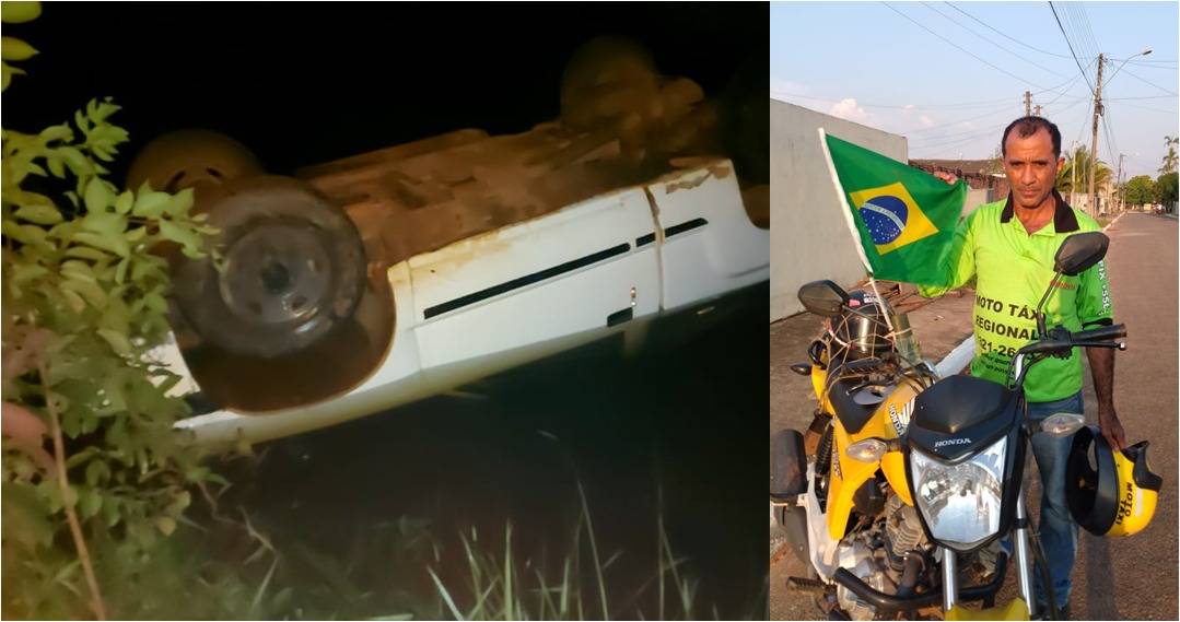 Câmara vai homenagear mototaxista que salvou a vida de idoso que estava se afogando após picape despencar em rio
