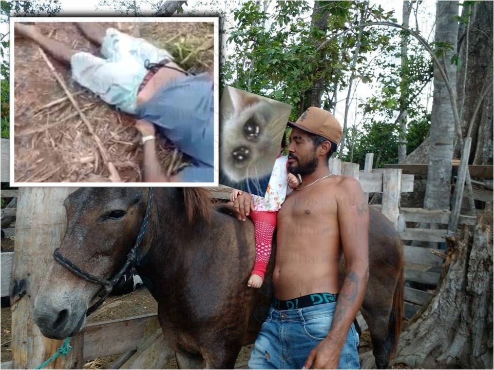 NOVOS DETALHES: mulher com filha de 01 ano no colo encontrou marido morto em fazenda próxima a Cabixi