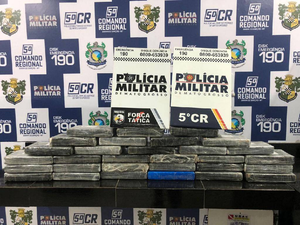 Morador de Rondônia é preso com 30 kg de drogas em hotel de MT; entorpecente estava sendo levado para Goiás