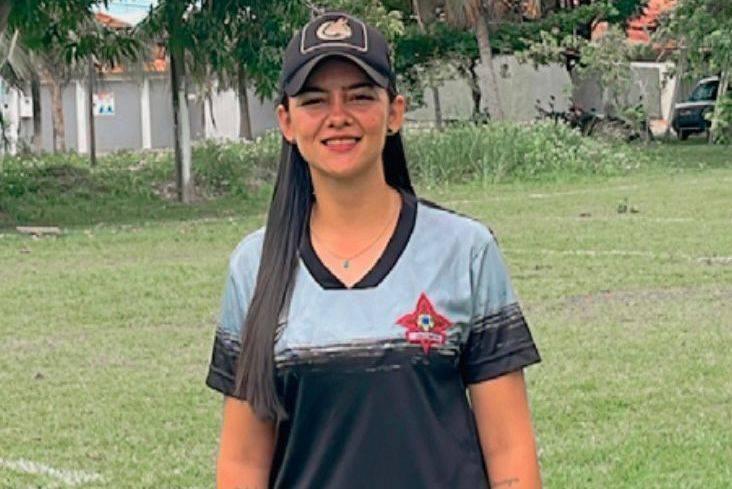 Joice Gomes será a treinadora do Genus na Série B do Rondoniense; a Folha conversou com a nova comandante Auri-grená