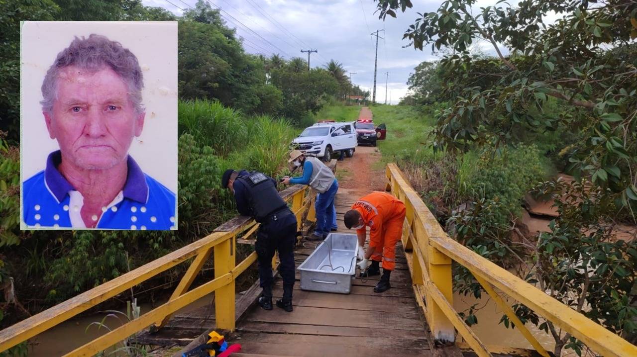 Identificado homem de 65 anos que morreu ao cair de bicicleta em ponte; ele estaria indo para casa levando compras