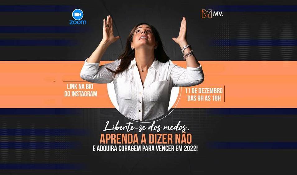 De forma 100% online, Mileine Vargas realiza no dia 11 de dezembro o treinamento Coragem Para Vencer