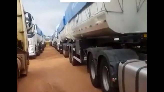 ASSISTA: vídeo mostrando “super frota” de gigante do agro viraliza em grupos de motoristas, que debatem destino de autônomos