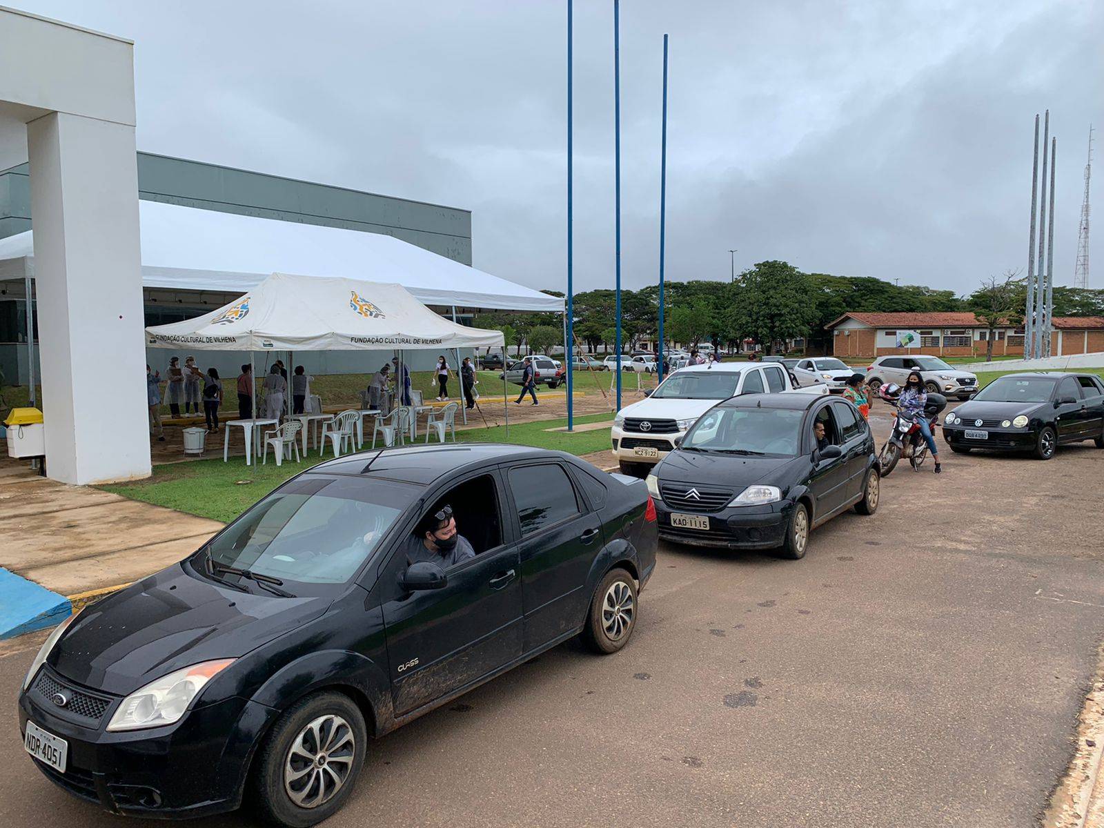 Testagem rápida de Covid-19 no modelo drive-thru acontece neste domingo, em Vilhena