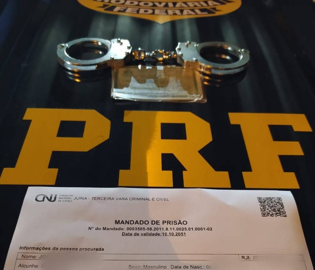 PRF de Vilhena prende foragidos, um deles procurado por estupro de vulnerável; outro é autor de homicídio