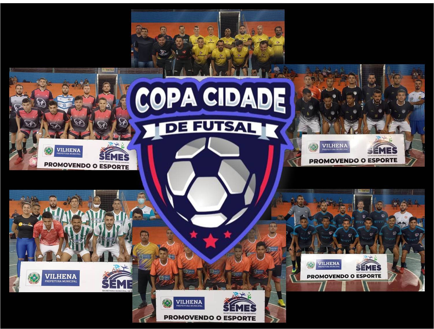 Campeonato Municipal de Futsal começa com três jogos disputados no Ginásio Poliesportivo Jorge Teixeira de Oliveira
