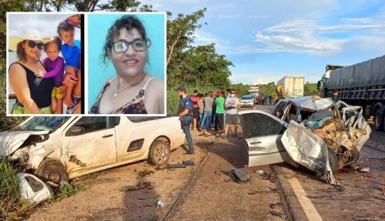 Acidente em trecho da BR 174 em Mato Grosso deixa quatro mortos: duas mulheres e crianças de 3 e 6 anos