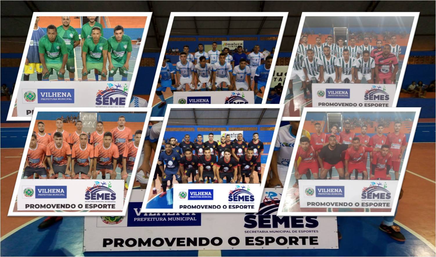 Noite de goleadas no Campeonato Municipal de Futsal; 27 gols foram marcados nos três jogos disputados no Jorge Teixeira