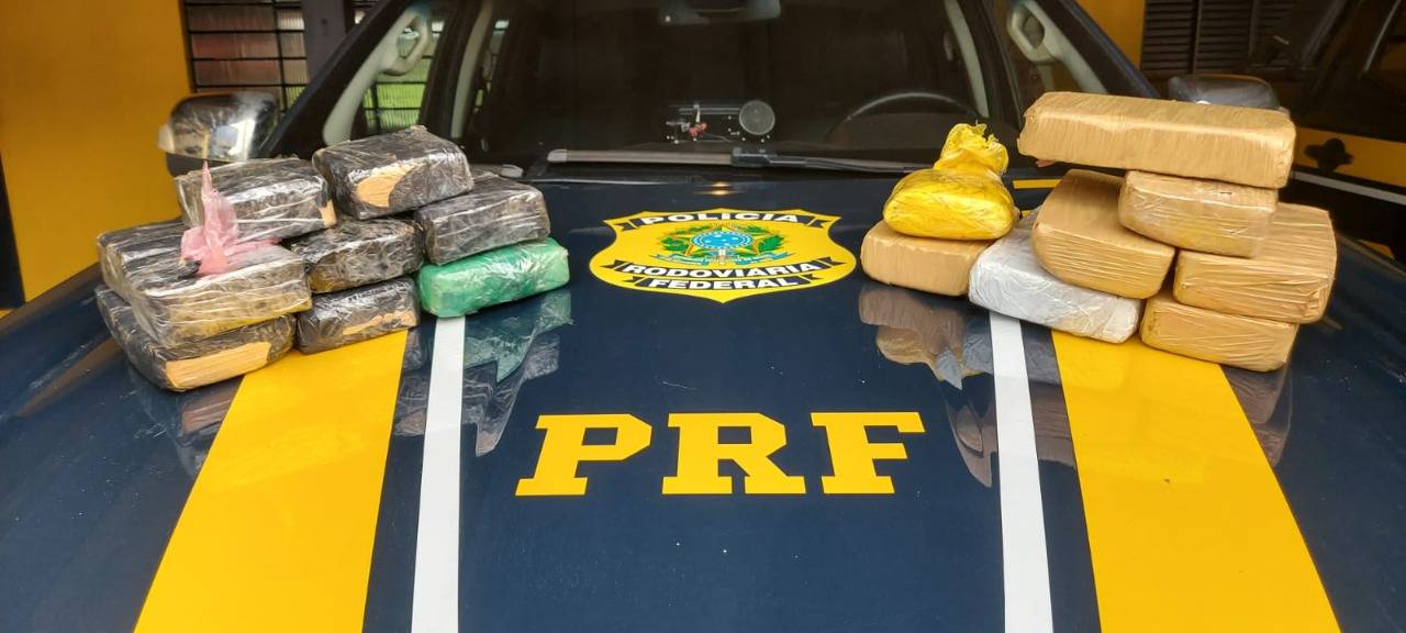 Em Rondônia, PRF realiza duas grandes apreensões de drogas; quase 15 quilos estavam com casal abordado em Vilhena