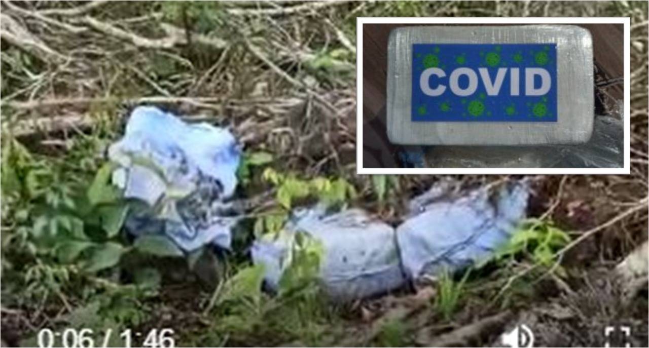 VÍDEO: 400 kg de cocaína com selo “Covid” são apreendidos na divisa de Rondônia com MT e tratorista preso vem para Vilhena