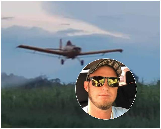 Avião agrícola cai na zona rural de Espigão do Oeste e piloto de 33 anos morre; corpo estava ao lado do aparelho