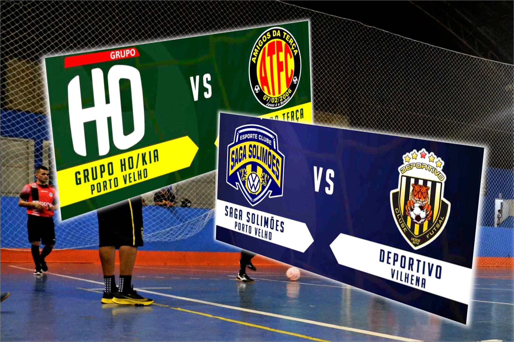 Deportivo Vilhena e Amigos da Terça disputam finais no Aberto e Máster da Superliga Rondoniense de Futsal