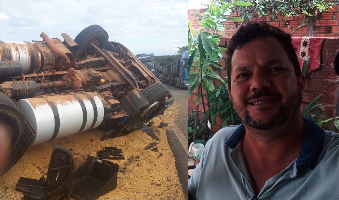 Motorista que morreu após capotamento de carreta na BR 364 era de família pioneira em Vilhena