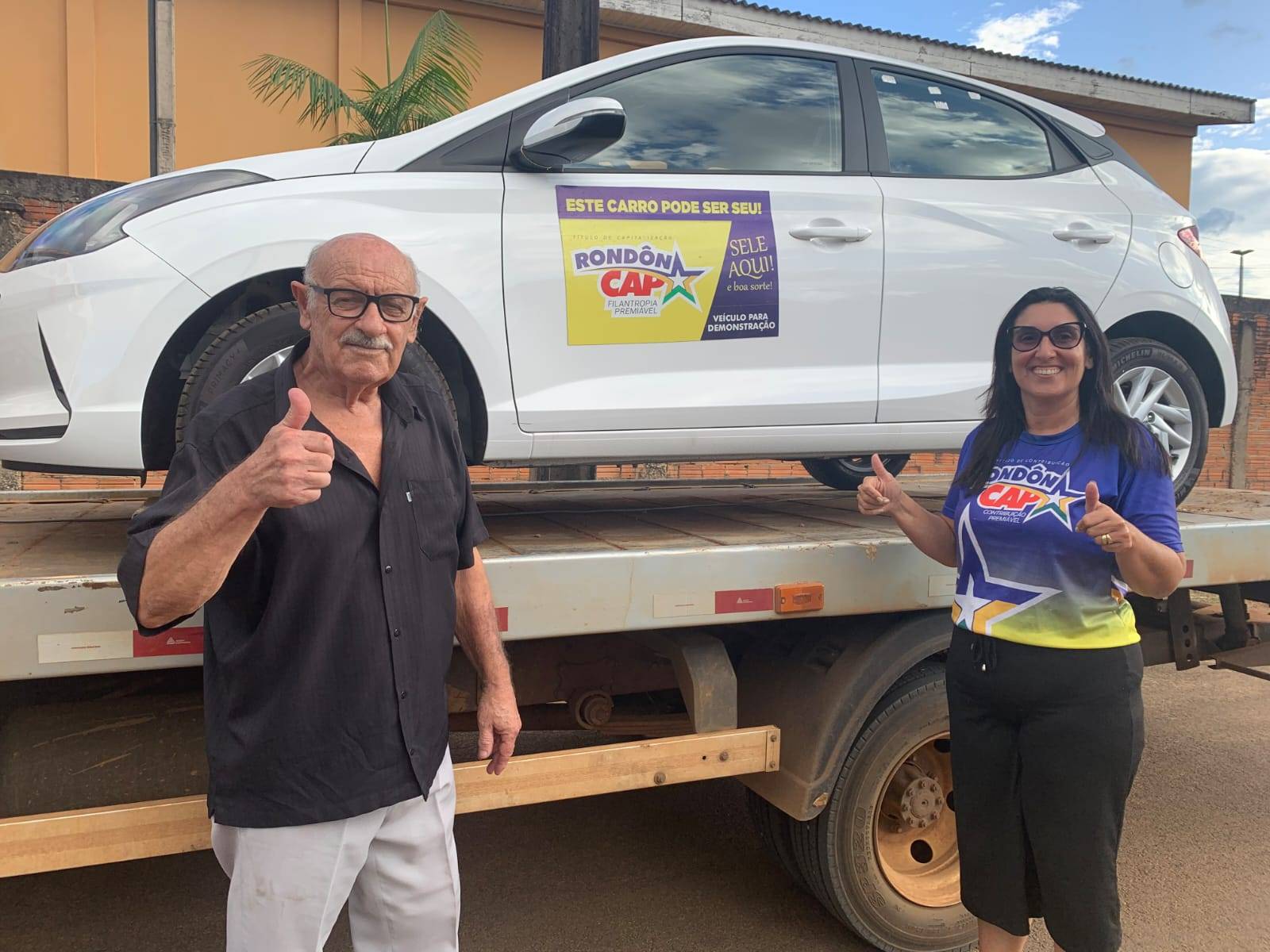 Aposentado vilhenense fatura carro zero quilômetro avaliado em R$ 73 mil no sorteio do Rondoncap