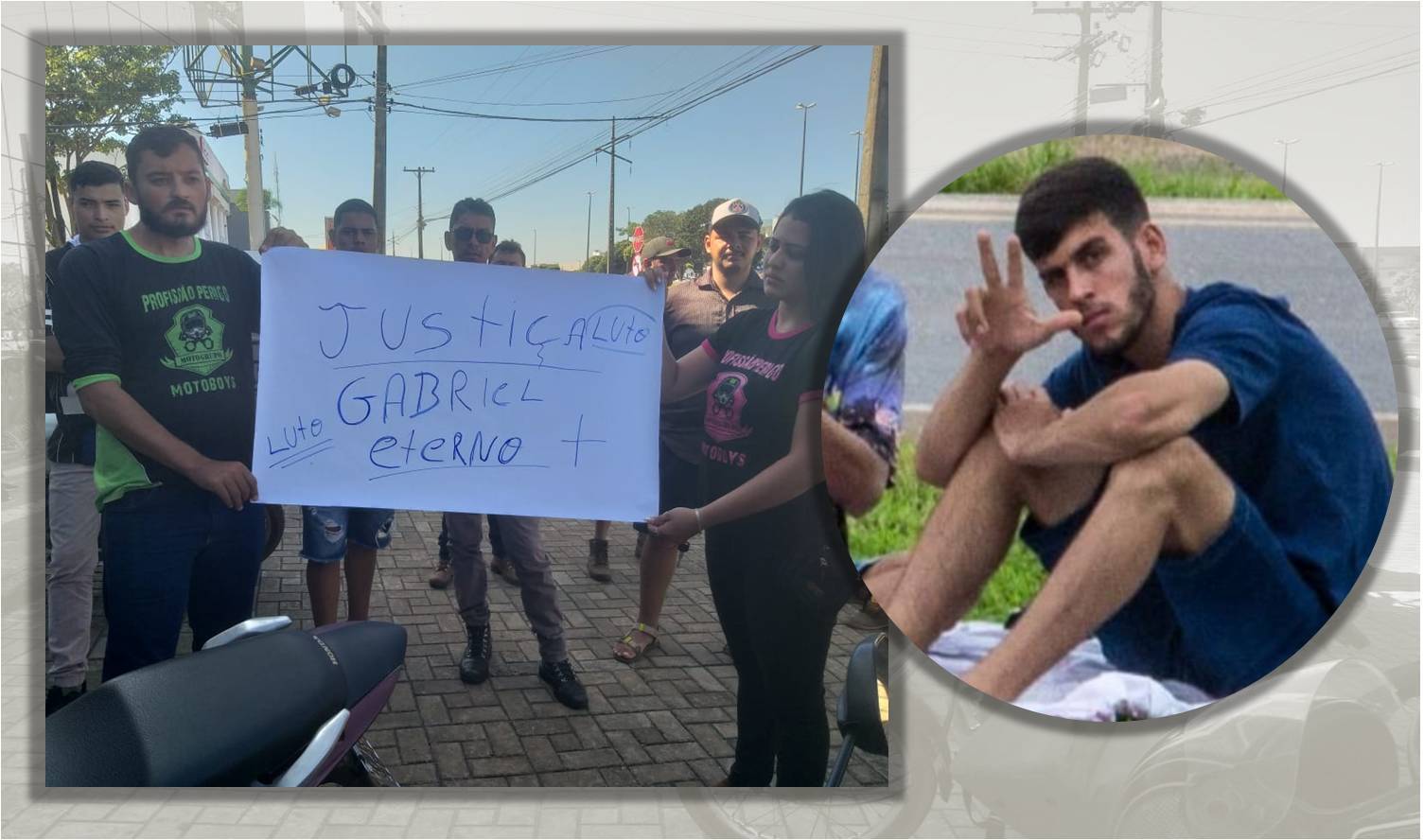 VEJA VÍDEO: motoboys fazem “buzinaço” após morte de colega em Vilhena; empresa emite nota e lamenta acidente fatal