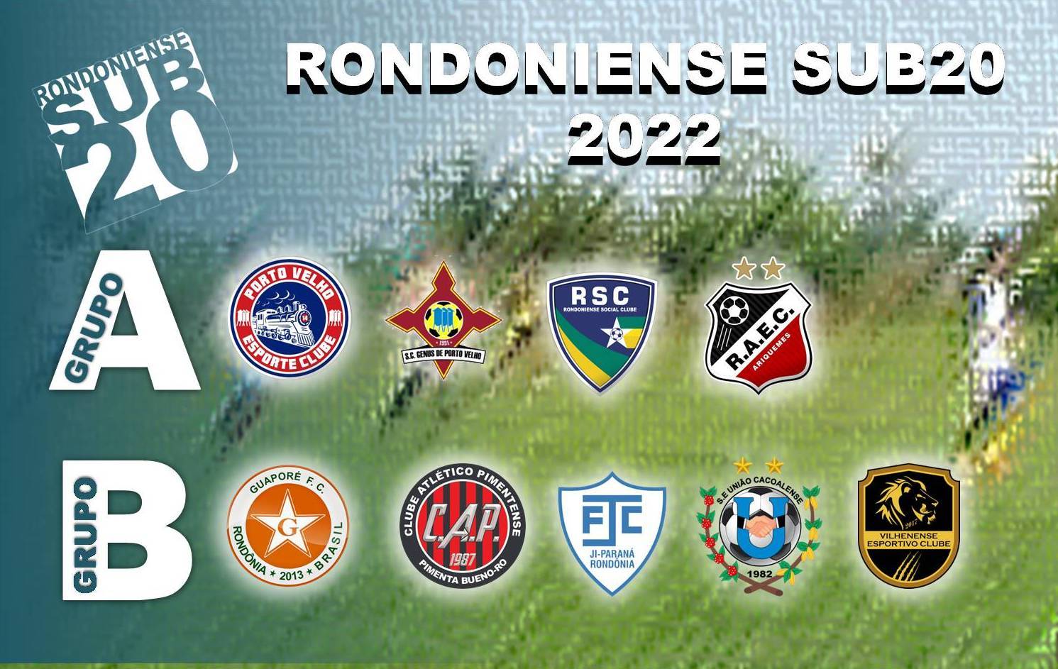 Vilhenense conhece adversários da Primeira Fase do Rondoniense Sub-20; FFER divulgou a tabela nesta terça-feira