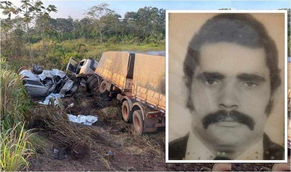Caminhoneiro de Vilhena, que faria 72 anos, e jovem de Alvorada do Oeste morrem após acidente na BR 364